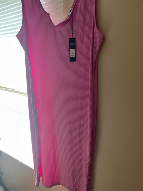 Fashion Nova Dresses & Skirts - Fashion Nova Pink Ribbed Midi Dress